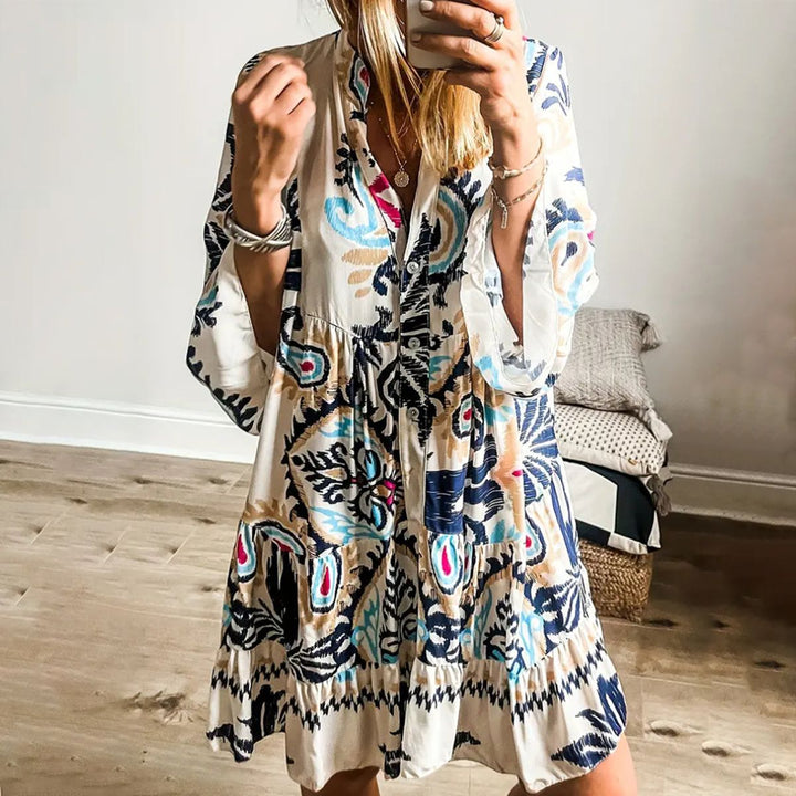 Rechelle™ - Stylish Bohemian-Inspired Tunic Dress