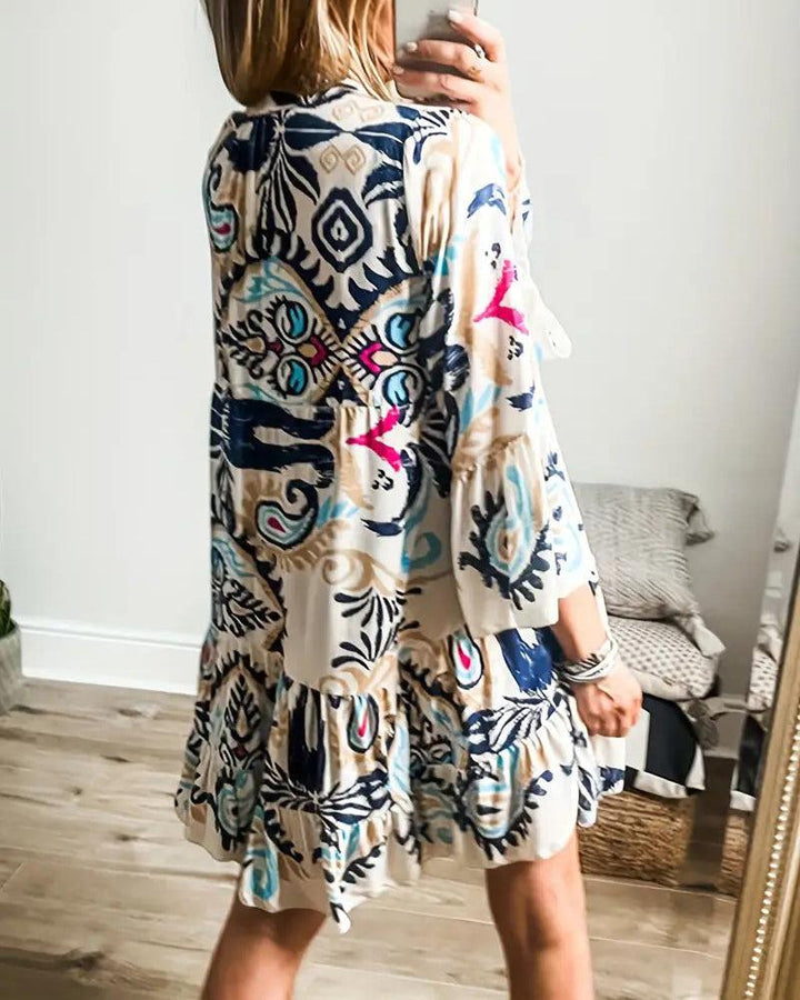Rechelle™ - Stylish Bohemian-Inspired Tunic Dress