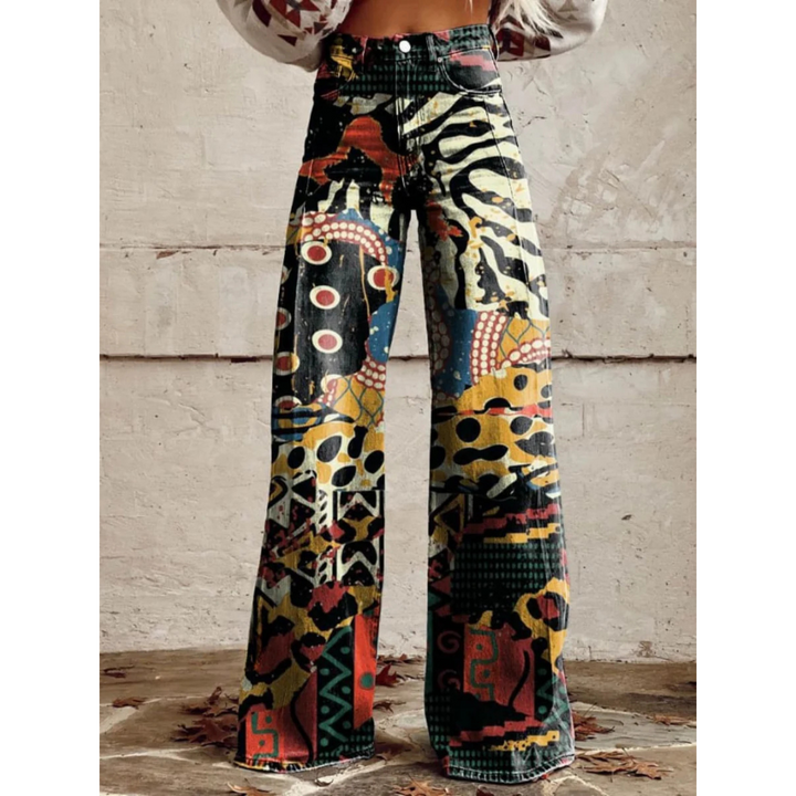 SANDRA | EKLECTIC ART Flowing Wide Leg Pants™
