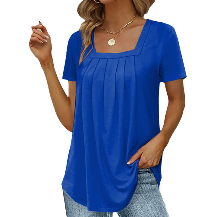 Mindy™ - Chic Pleated Blouse for Effortless Style