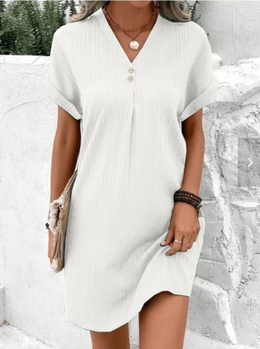Chic Lisa™ V-Neck Springtime Dress