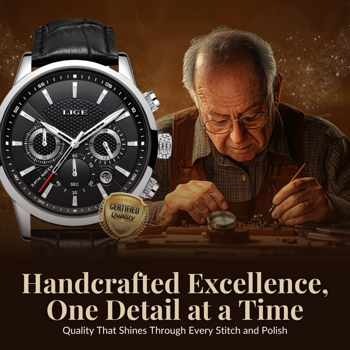 Fashionable Military Leather Watch | Stylish and Durable