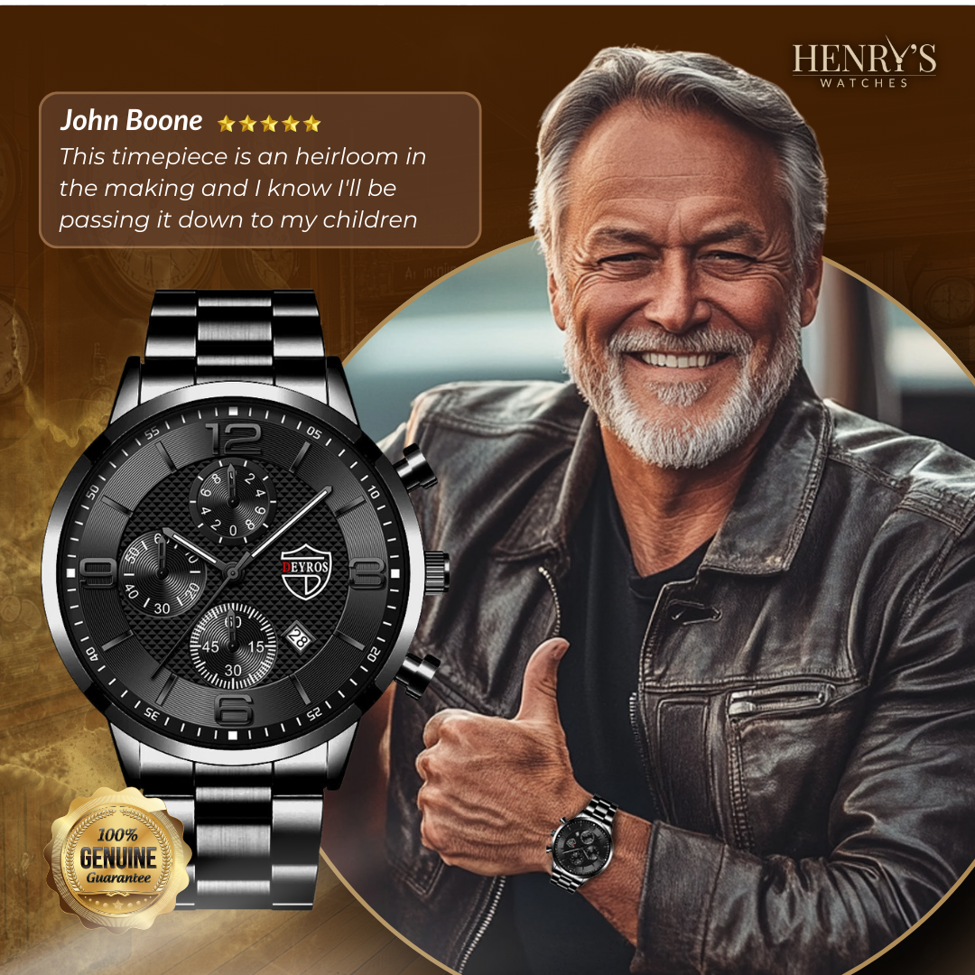 LUXURIOUS BUSINESS MENS WATCH | Elegance Meets Functionality