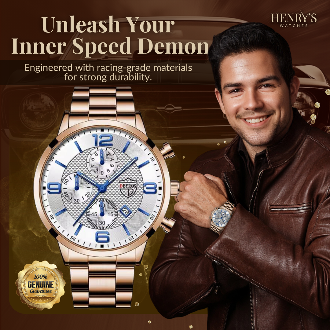 LUXURIOUS BUSINESS MENS WATCH | Elegance Meets Functionality