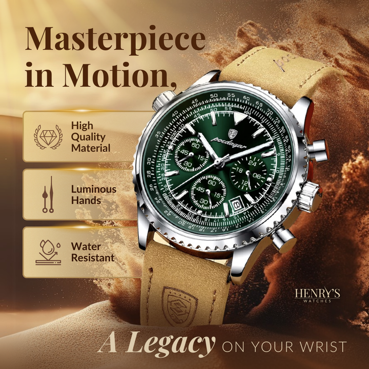 LUXURY CHRONOGRAPH WATCH | Timeless Elegance Redefined
