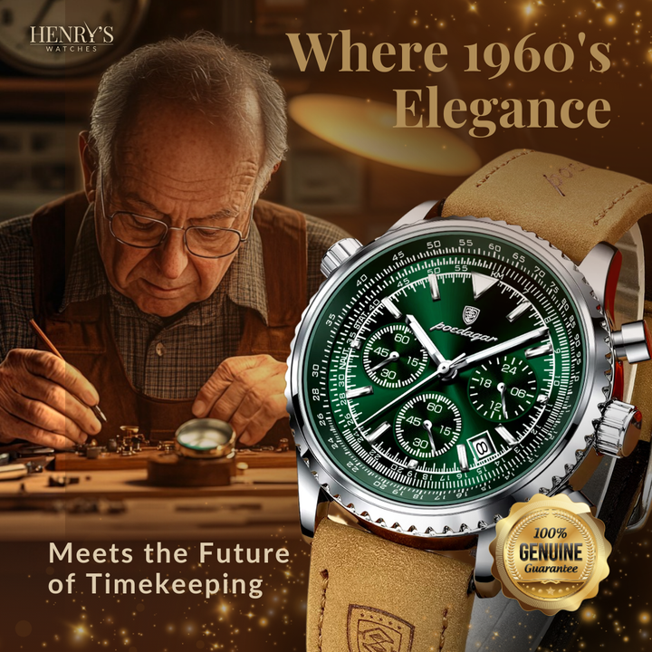 LUXURY CHRONOGRAPH WATCH | Timeless Elegance Redefined