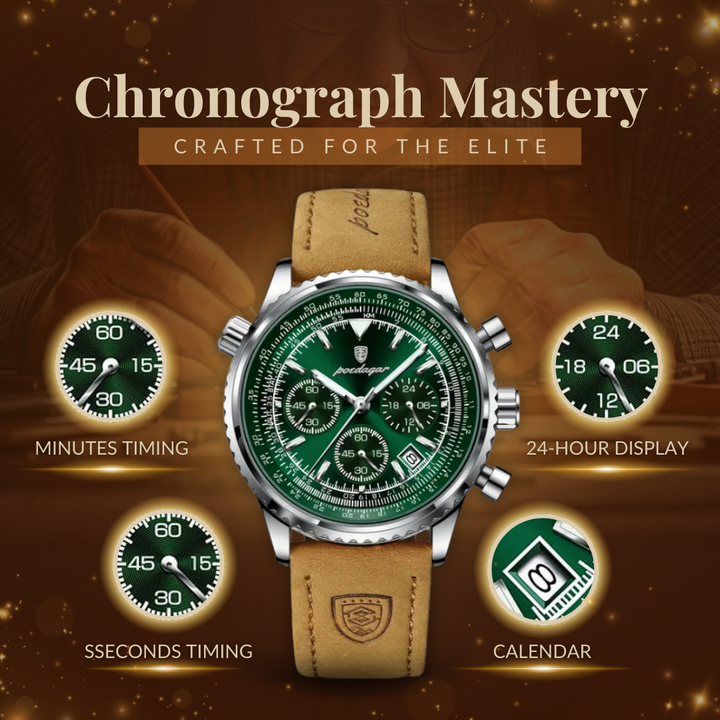 LUXURY CHRONOGRAPH WATCH | Timeless Elegance Redefined