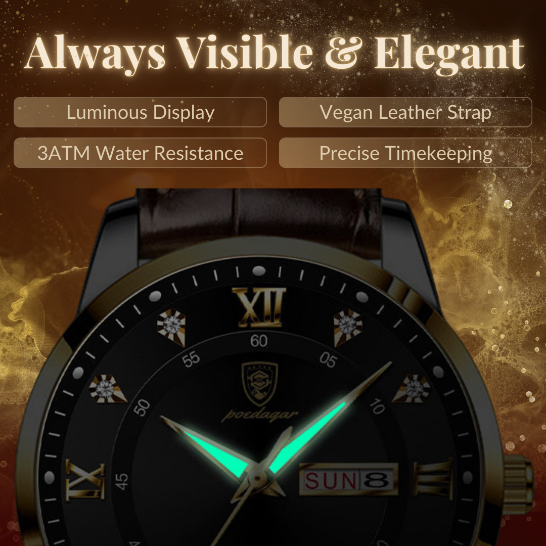 MEN'S WATERPROOF LUMINOUS WATCH | Stylish, durable, precise