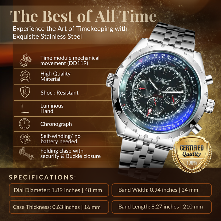 MILITARY MECHANICAL WATCH | Robust Precision Watch