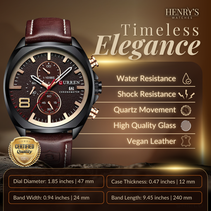 WATERPROOF CHRONOGRAPH | Robust, Stylish, Versatile