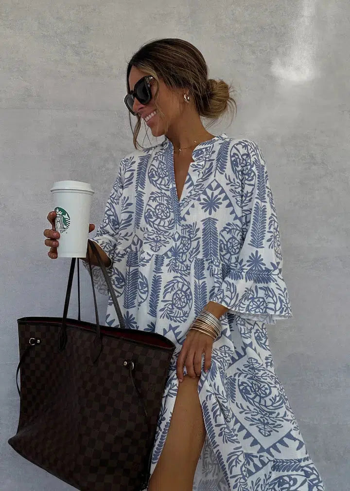 Anjie™ - Chic Boho-Inspired Relaxed Tunic Dress