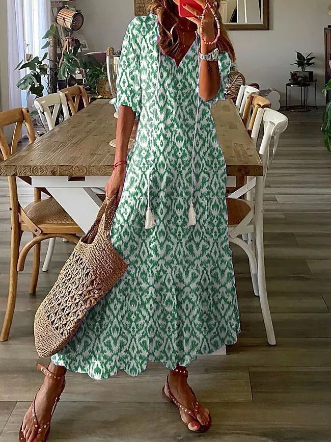 Florince™ - Enchanting Boho Maxi Dress for Effortless Style