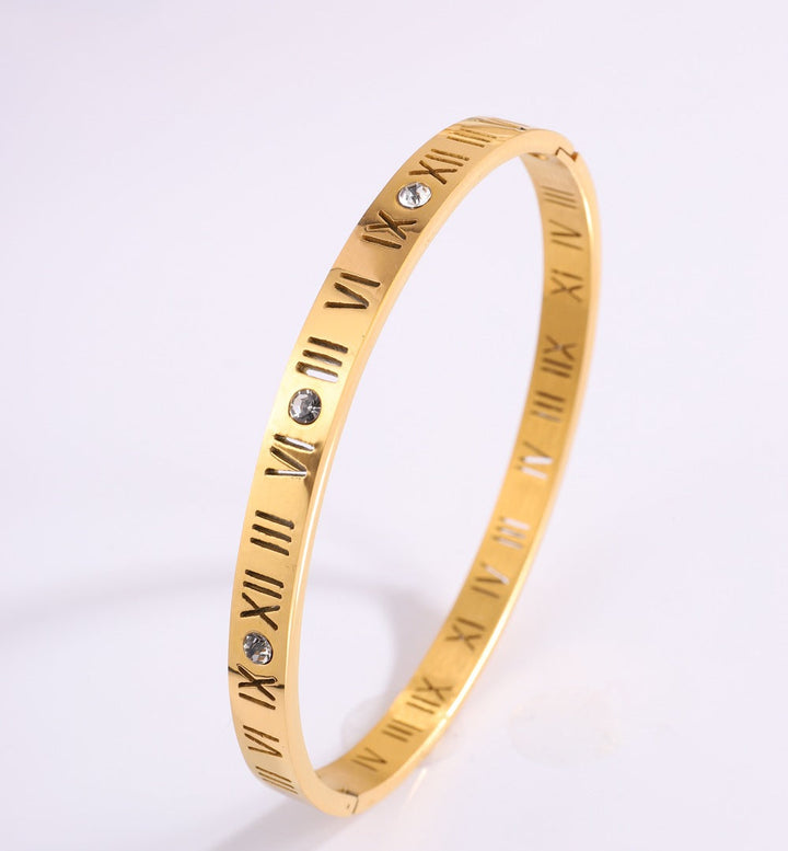 TITANARM BAND WITH ROMAN NUMERALS | ELEGANT DESIGN, DURABLE QUALITY