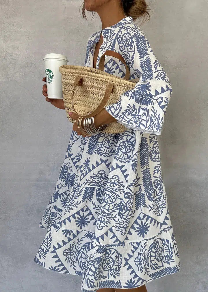 Anjie™ - Chic Boho-Inspired Relaxed Tunic Dress