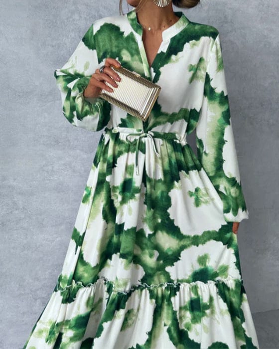 Everlyn™ - Stunning Abstract Maxi Dress for Effortless Elegance
