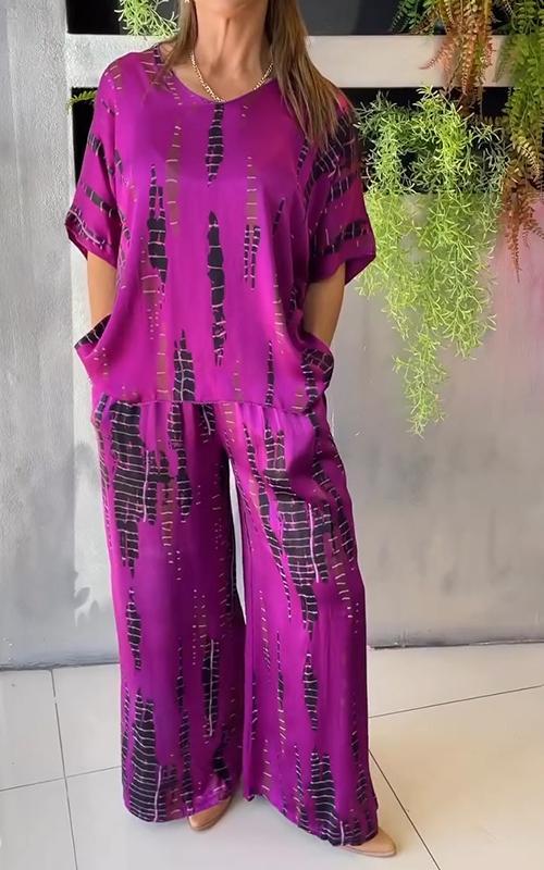 Marie™ - Stylish Printed Casual Ensemble