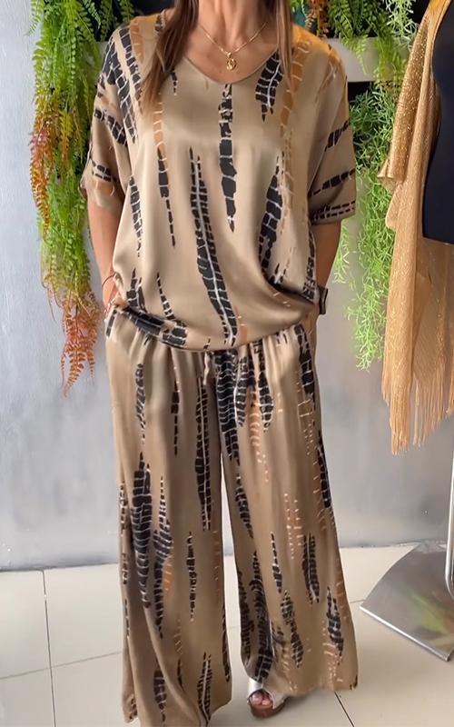 Marie™ - Stylish Printed Casual Ensemble
