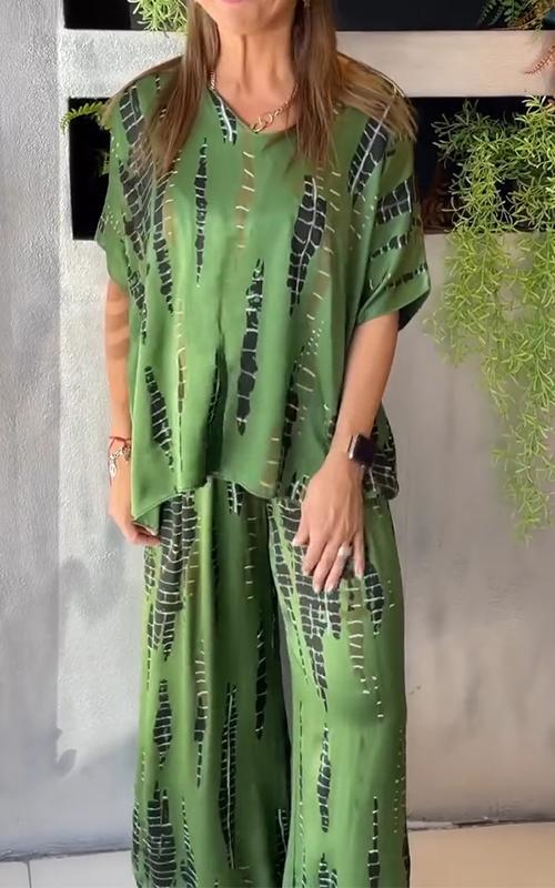 Marie™ - Stylish Printed Casual Ensemble