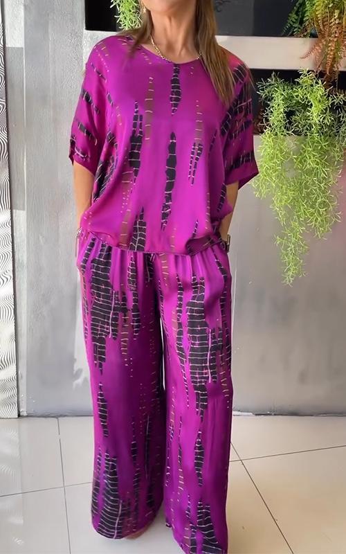 Marie™ - Stylish Printed Casual Ensemble