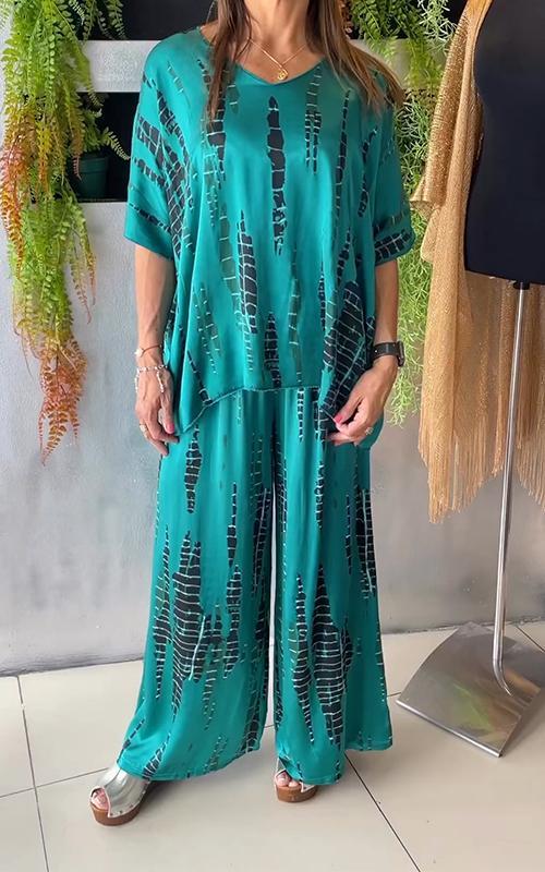 Marie™ - Stylish Printed Casual Ensemble