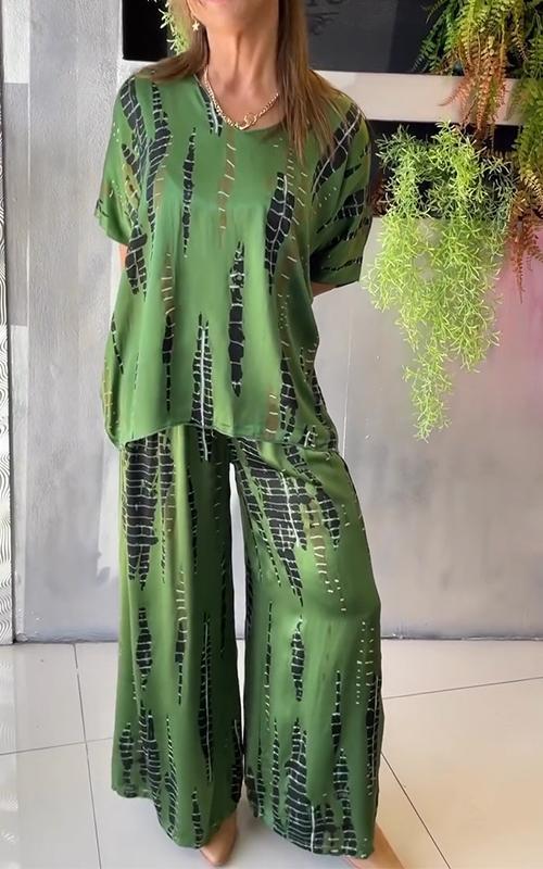 Marie™ - Stylish Printed Casual Ensemble