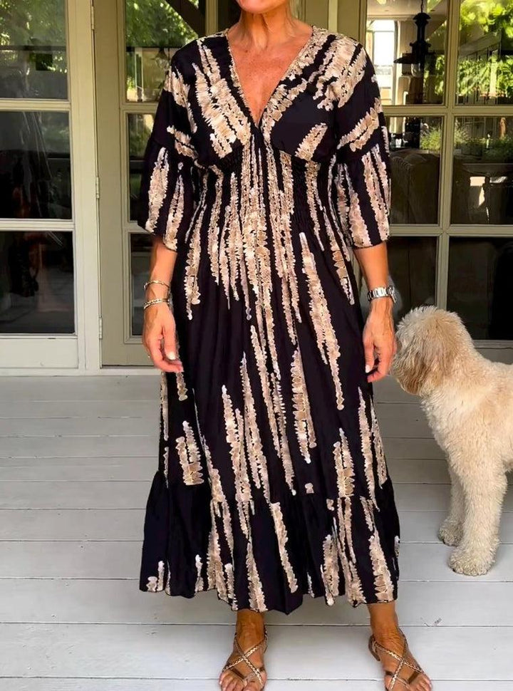 Vangie™ - Chic and Easy Abstract Dress